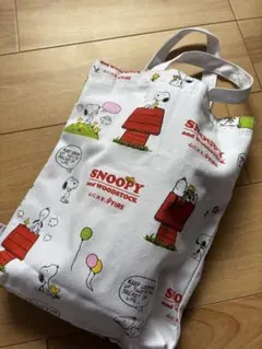 スヌーピー トートバッグ ホワイト