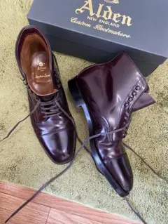 Alden LeatherSoul オールデン ブーツ 7.5 B 25.5 - メルカリ