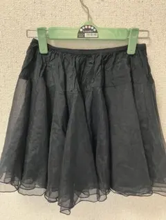 タグ付き未使用/snidel ブラック ペチコート/サイズF