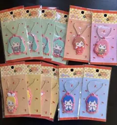 初音ミク　ラバーキーホルダー　12個セット