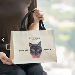 数量限定　GODIVA ゴディバ トートバッグ 猫　ナタリーレテ　ハロウィン