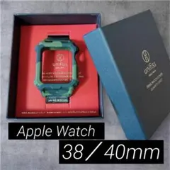 値下げ✨✨Apple Watchケース【38/40mm】ベルト一体型 迷彩