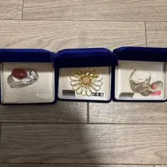 ブローチセット 3点 金属製