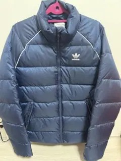 adidas ネイビー ダウンジャケット Mサイズ