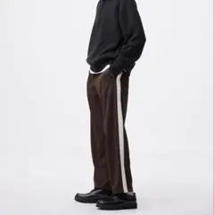 ジャージ ワイドパンツ