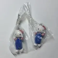 サンリオキャラクターズミニチュアチャーム〜ライブキャラクター〜 ハローキティ2点