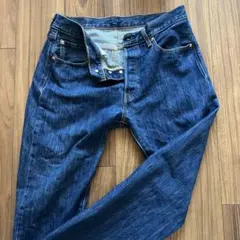 メンズ ストレートデニムパンツ インディゴ　リーバイス