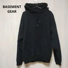 BASEMENT GEAR 黒 フード付きパーカー フーディー