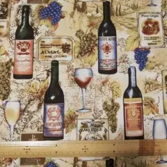 ワインボトル柄 · 200cm ROBERT KAUFMAN