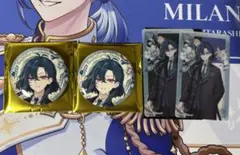 あくねこ バスティン 4周年 缶バッジ クリアカード