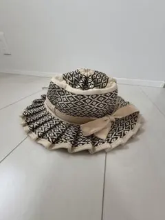 キッズ　ストローハット