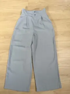 サックス　ワイドパンツ