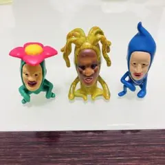 こびずかん　おすわりマスコット 3体セット ハナガシラ　バイブス　シノビ