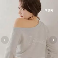 定価5940円、新品、chico、バックロゴスウェットサイズFのサムネイル