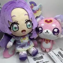 名探偵プリキュア　コロッとまんまるプリフェイスぬいぐるみ　2体セット