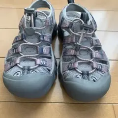 KEEN スポーツサンダル 6 US グレー/ピンク