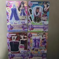 アイカツカード紫吹蘭ワンピース レア　初期　トップス まとめ売り