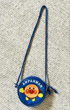 アンパンマン ポシェット ブルー 子供用　お財布