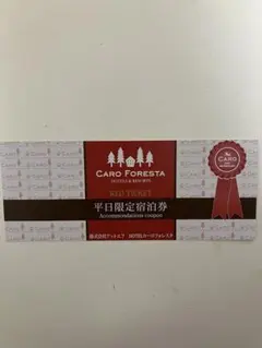 カーロフォレスタ平日限定グリーンチケット - メルカリ