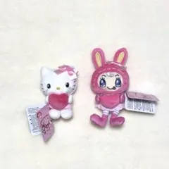 【タグ付き未使用】メゾピアノ × ハローキティ マスコット べリエちゃん キティ