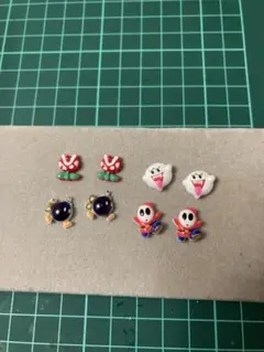 スーパーマリオキャラクター ピアスセット