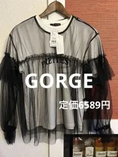 新品タグ付き GORGE チュールＴｏｐｓ＋Ｔ 定価6589円のサムネイル