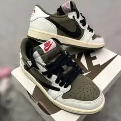 Travis Scott×Jordan 1 LowReverse Olive