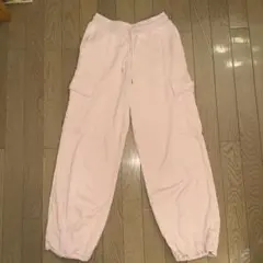 UNIQLO ピンク カーゴスウェットパンツ S