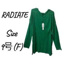 【新品タグ付き】RADIATE ラディエイト シアーロングTシャツ グリーン