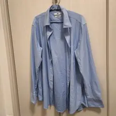 UNIQLO スーパーノンアイロン シャツ XL　インク汚れ多数　リメイク用