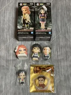 鬼滅の刃 ワーコレ おねむたん ソフビ クーナッツ カラコレ 錆兎 真菰 行冥