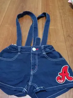 ネイビーサスペンダー付きショートパンツ 150cm