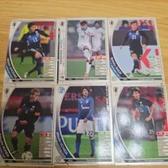 WCCF 2016-2017 日本代表 選手カード 6枚セット