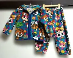 グラグラ♡カラフルキャラクター柄 ♡フリースセットアップ♡90〜95サイズ