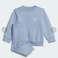 adidas アディカラー セットアップ　スウェット　ブルー　水色　90サイズ