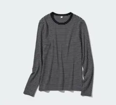 UNIQLO ソフトリブクルーネックTシャツ　長袖　Sサイズ