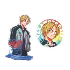 サカモトデイズ 朝倉シン アクリルスタンド 缶バッジ セット