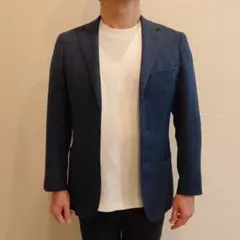 ユナイテッドアローズ　ブルーチェック柄 ジャケット