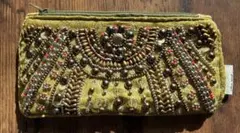 【未使用品】niko and ビーズ刺繍ポーチ