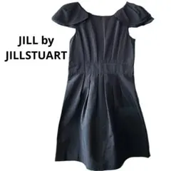 JILL by JILLSTUART ワンピース S フリル袖　ブラック　黒