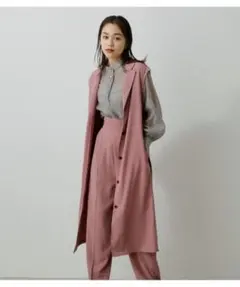 AZUL by MOUSSY ピンク ベスト　ジレのサムネイル