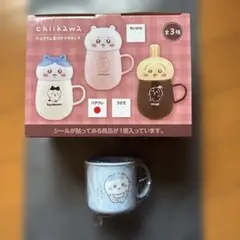 ちいかわBABY プラカップ、蓋付マグカップセット　ハチワレセット