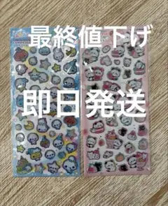 ぷくぷくあわわちゃんともちぱんシール