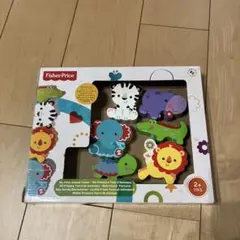Fisher-Price 木製 動物積み木 知育玩具　バランス　ブロック