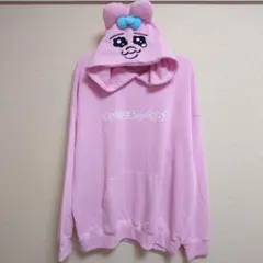 アベイル　おぱんちゅうさぎ　なりきりパーカー　メンズ　Mサイズ　ピンクのサムネイル