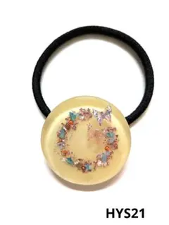 ハンドメイド　レジン　♡ヘアゴム♡