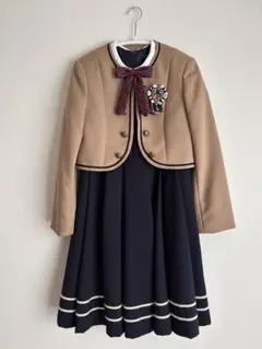 ■美品■ショパンドゥCHOPIN deux★ワンピーススーツ★卒業式★150㎝■