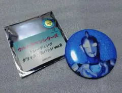 ウルトラマン　トレーディンググリッター缶バッジ　Ver.B　ゼット