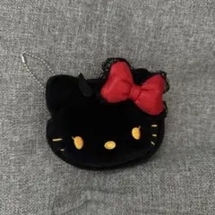 HelloKitty キティちゃん ぬいぐるみ ポーチ ブラックキティ デビル
