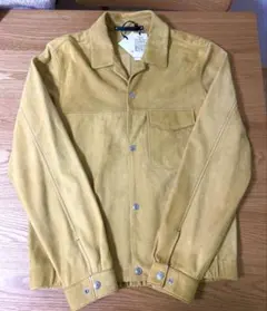 【タグ付き完全未使用】Paul Smith スエードジャケットブルゾン イエロー